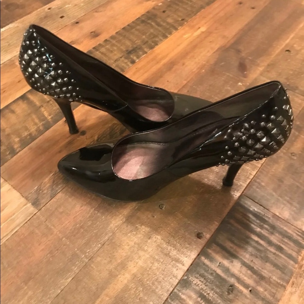 Black Patent Leather Heels